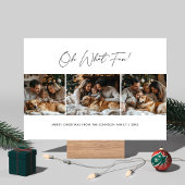 ああ何おもしろいクリスマスファミリーおもしろい写真犬 シーズンカード