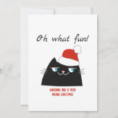 ああ何おもしろいクリスマスホリデーカード シーズンカード (正面)