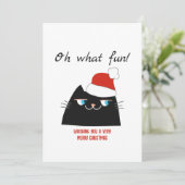 ああ何おもしろいクリスマスホリデーカード シーズンカード (スタンド正面)