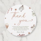 ああ何おもしろいクリスマス誕生日ギフトラベル フェイバータグ (正面)