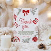 ああ何おもしろいクリスマス誕生日サンキューカード 招待状