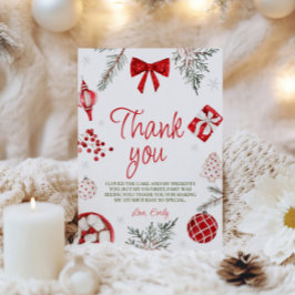 ああ何おもしろいクリスマス誕生日サンキューカード 招待状