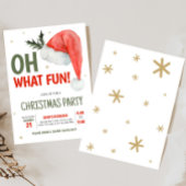 ああ何おもしろいサンタパーティー 招待状