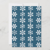 ああ何おもしろいタイポグラフィクリスマスパーティー 招待状 (裏面)