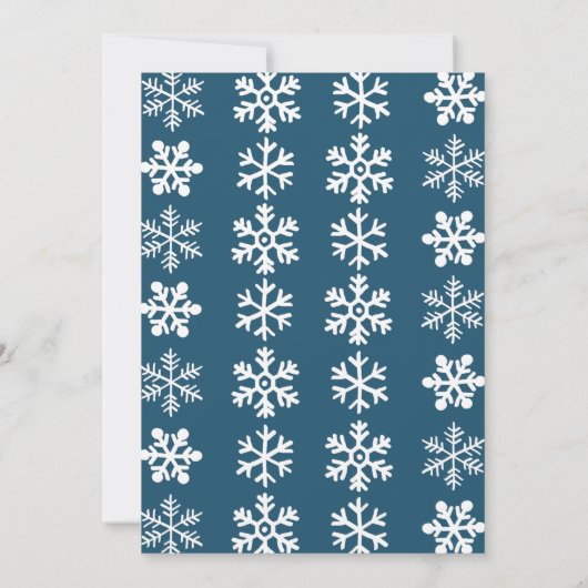 ああ何おもしろいタイポグラフィクリスマスパーティー 招待状 (裏面)