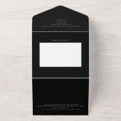 ああ何おもしろいパーソナライズされたのクリスマスが1枚で オールインワン招待状 (外側)