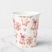 ああ何おもしろいピンククリスマスクッキー誕生日パーティー 紙コップ (右)