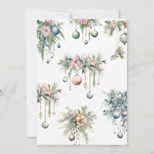 ああ何おもしろいフローラ誕生会 招待状 (裏面)