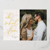 ああ何おもしろいブライトクリスマスクリームホリデーカード 箔シーズンカード (正面)