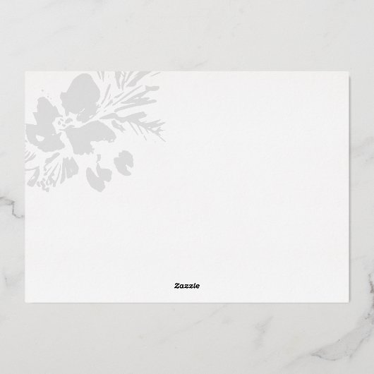 ああ何おもしろいブライトクリスマスクリームホリデーカード 箔シーズンカード (裏面)