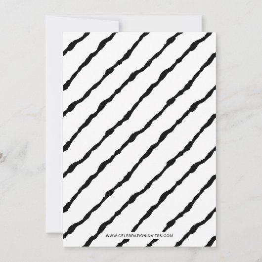 ああ何おもしろいホリデーパーティー招待状 招待状 (裏面)