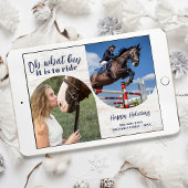ああ何おもしろいライダークリスマスフォトカード シーズンカード