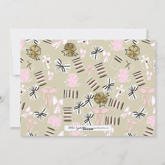 ああ何おもしろいレトロクリスマスプレゼント写真カード シーズンカード (裏面)