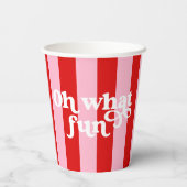 ああ何おもしろいレトロクリスマス紙カップ 紙コップ (裏面)