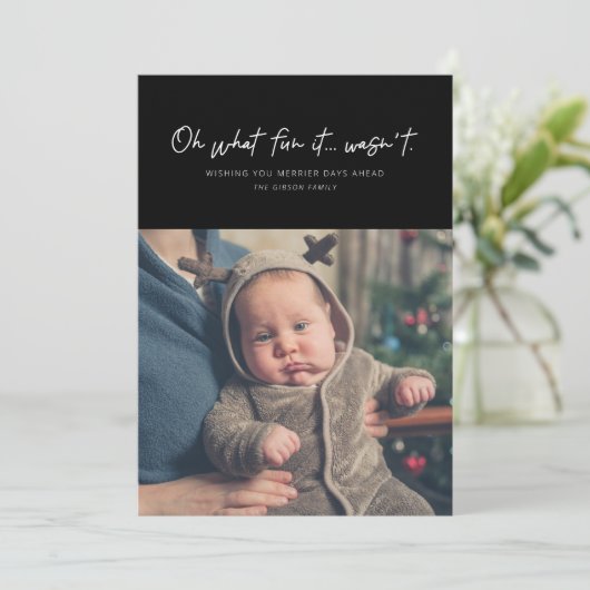 ああ何おもしろい休日の写真おもしろいカードじゃなかった シーズンカード (スタンド正面)