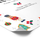 ああ何おもしろい冬のクリスマス好意サイン ポスター (角)