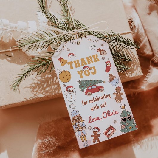 ああ何おもしろい冬クリスマスパーティーギフトラベル ギフトタグ