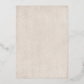 ああ何おもしろい冬村シーンクリスマスパーティー 箔招待状 (裏面)