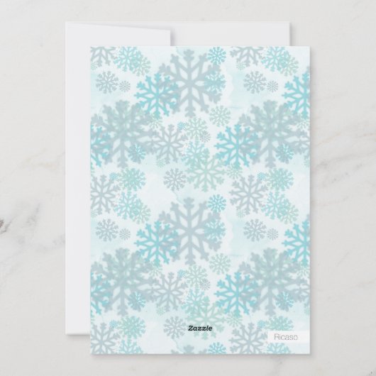 ああ何おもしろい玄関と小妖精や小人クリスマス シーズンカード (裏面)