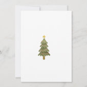 ああ何おもしろい雪だるまクリスマスバースデーパーティー 招待状 (裏面)