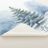 ああ何おもしろい雪の常緑樹を覆った シェルパブランケット (3/4)