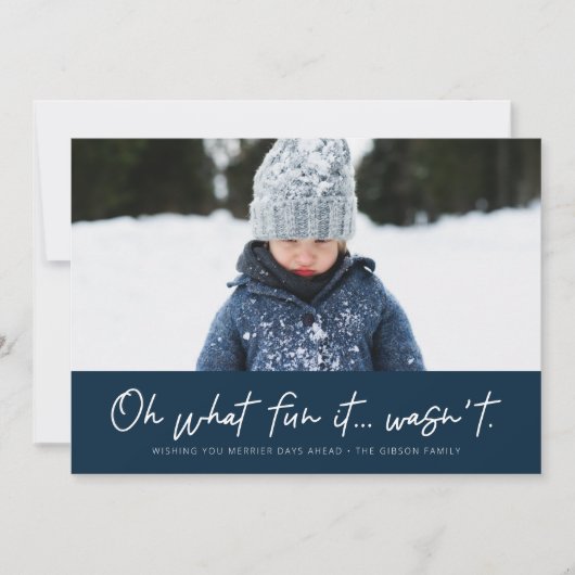 ああ何おもしろい2021年おもしろい海軍じゃない シーズンカード (正面)