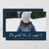 ああ何おもしろい2021年おもしろい海軍じゃない シーズンカード (正面/裏面)