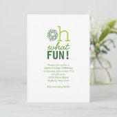 ああ何おもしろい!クリスマス 招待状 (スタンド正面)