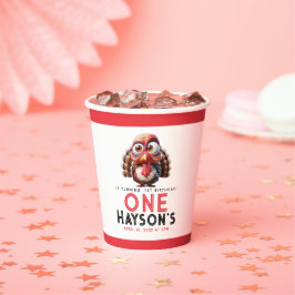 ああ何がおもしろいカリカティターキー1日の誕生日 紙コップ