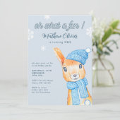 ああ何ておもしろい冬の最初の誕生日 招待状 (スタンド正面)