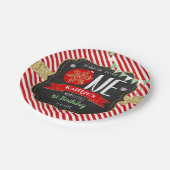 ああ何というおもしろいが一つだろう!クリスマス1回目の誕生日 ペーパープレート (アングル)