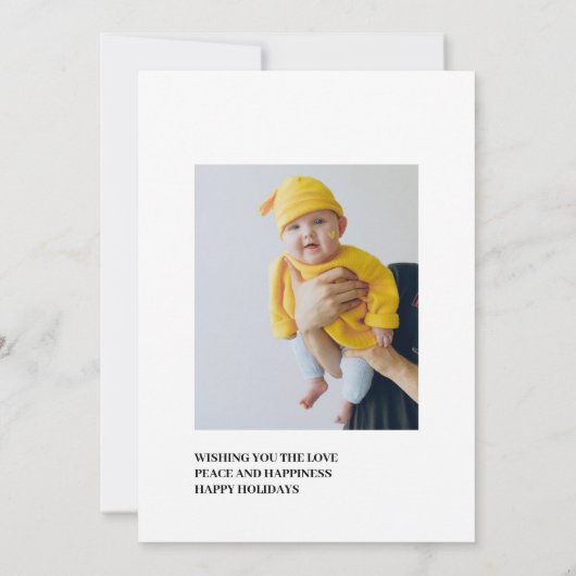 ああ何というおもしろい | 2枚の写真 |ハッピーホリデー (裏面)