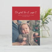 ああ何のおもしろいおもしろいホリデーの写真カード シーズンカード (スタンド正面)