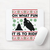 ああ何のおもしろいそれはオートバイのダートバイクに乗ることである マウスパッド (マウス)