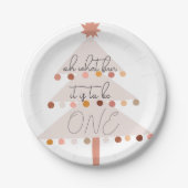 ああ何のおもしろいそれは一つのボホクリスマスである ペーパープレート (正面)