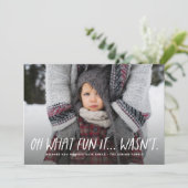 ああ何のおもしろいだおもしろいのクリスマス シーズンカード (スタンド正面)