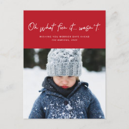 ああ何のおもしろいだ写真おもしろいじゃない シーズンポストカード