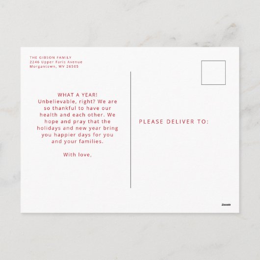 ああ何のおもしろいだ写真おもしろいじゃない シーズンポストカード (裏面)