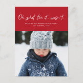 ああ何のおもしろいだ写真おもしろいじゃない シーズンポストカード (正面)