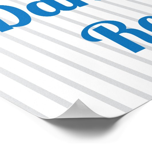 ああ何のおもしろいのワンブルーグリーン最初の誕生日 ポスター (角)