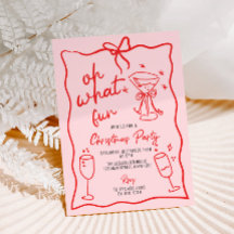 ああ何のおもしろいハンドドローパーティーピンク赤