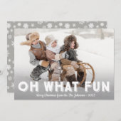 ああ何のおもしろい写真クリスマスカード、風景 シーズンカード (正面/裏面)