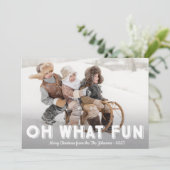 ああ何のおもしろい写真クリスマスカード、風景 シーズンカード (スタンド正面)