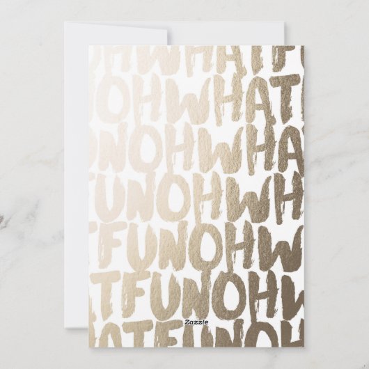 ああ何のおもしろい写真赤いクリスマスカード シーズンカード (裏面)