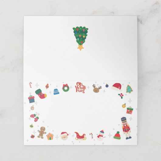 ああ何のおもしろい座席表 プレイスカード (外部開封)