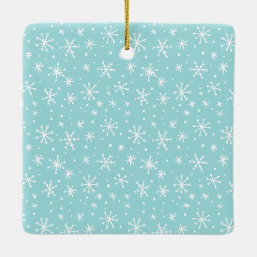 ああ何のおもしろい独身の写真クリスマス セラミックオーナメント (裏面)