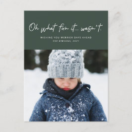 ああ何のおもしろい緑の写真でなかっおもしろいた シーズンポストカード