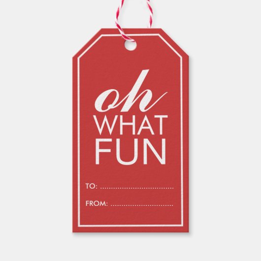 ああ何のおもしろい ギフトタグ (正面)