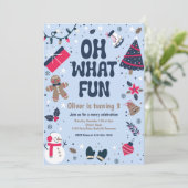 ああ何のおもしろい | クリスマスウィンターバースデーパーティー 招待状 (スタンド正面)