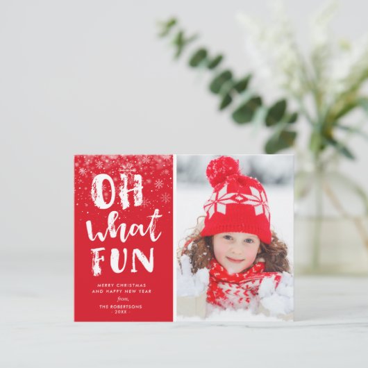 ああ何のおもしろい | クリスマス休暇の台本 ポストカード (スタンド正面)